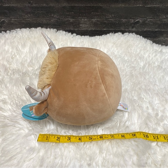 🆕 SQUISHMALLOWS MARSHAL THE HIGHLAND BROWN COW STACKABLE FARM ANIMAL PLUSH TOY - Picture 7 of 7